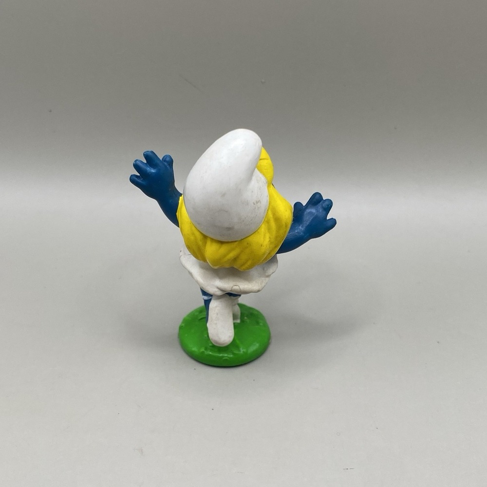 Vtg Ballerina Smurfette Smurf 2 Inch PVC Figure 1978 Schleich Peyo - Picture 3 of 3